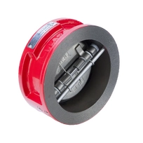 Обратный клапан двухстворчатый межфланцевый REON тип RSV30RED-T DN400 PN16